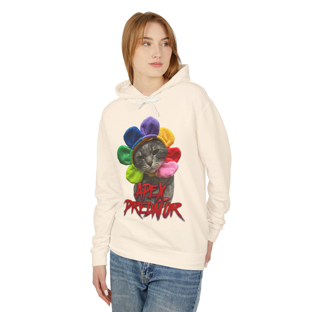 Apex Predator Cat Hoodie — "Apex Predator" Graphic Pullover