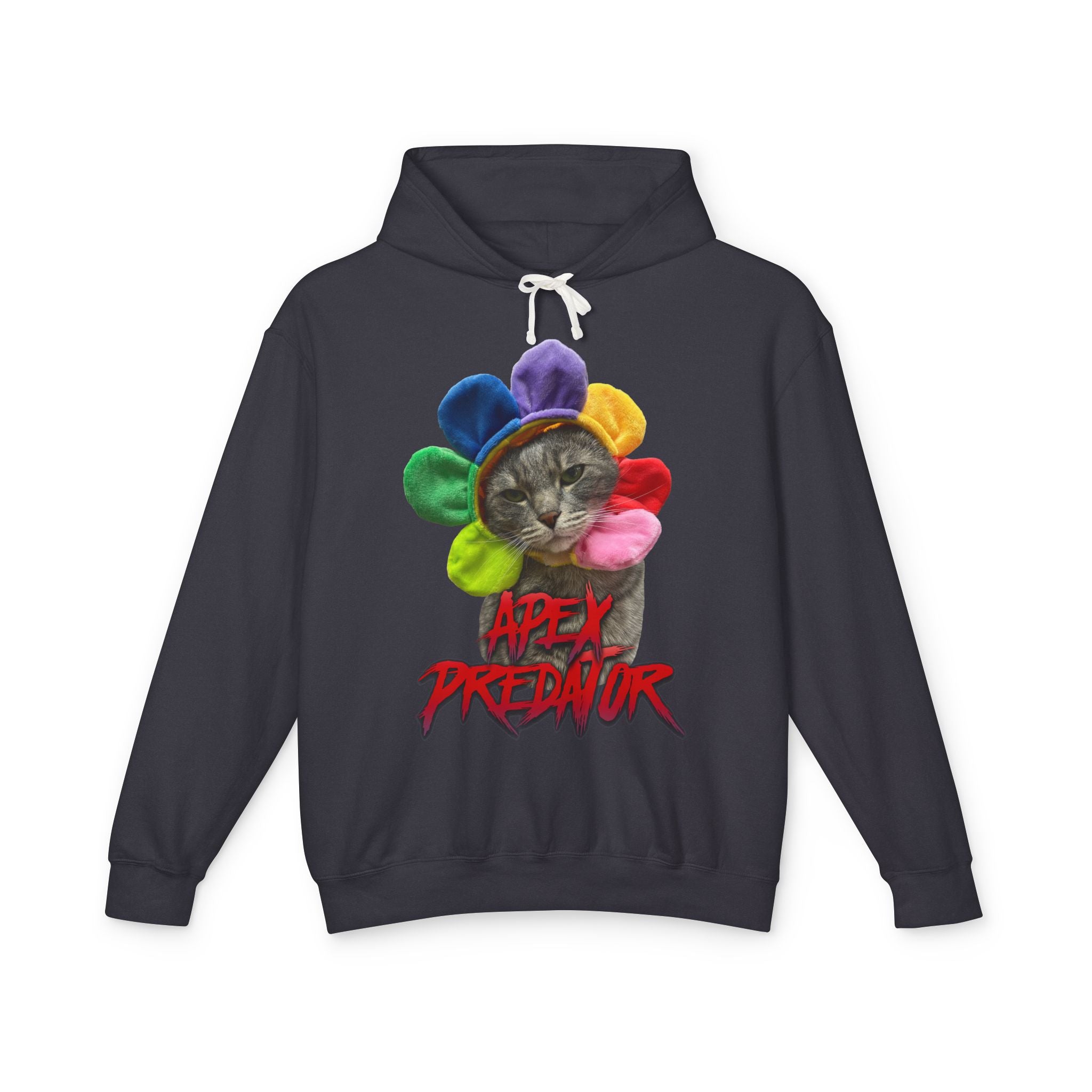 Apex Predator Cat Hoodie — "Apex Predator" Graphic Pullover
