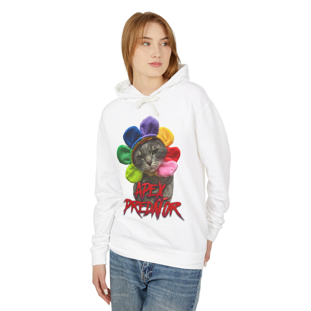Apex Predator Cat Hoodie — "Apex Predator" Graphic Pullover