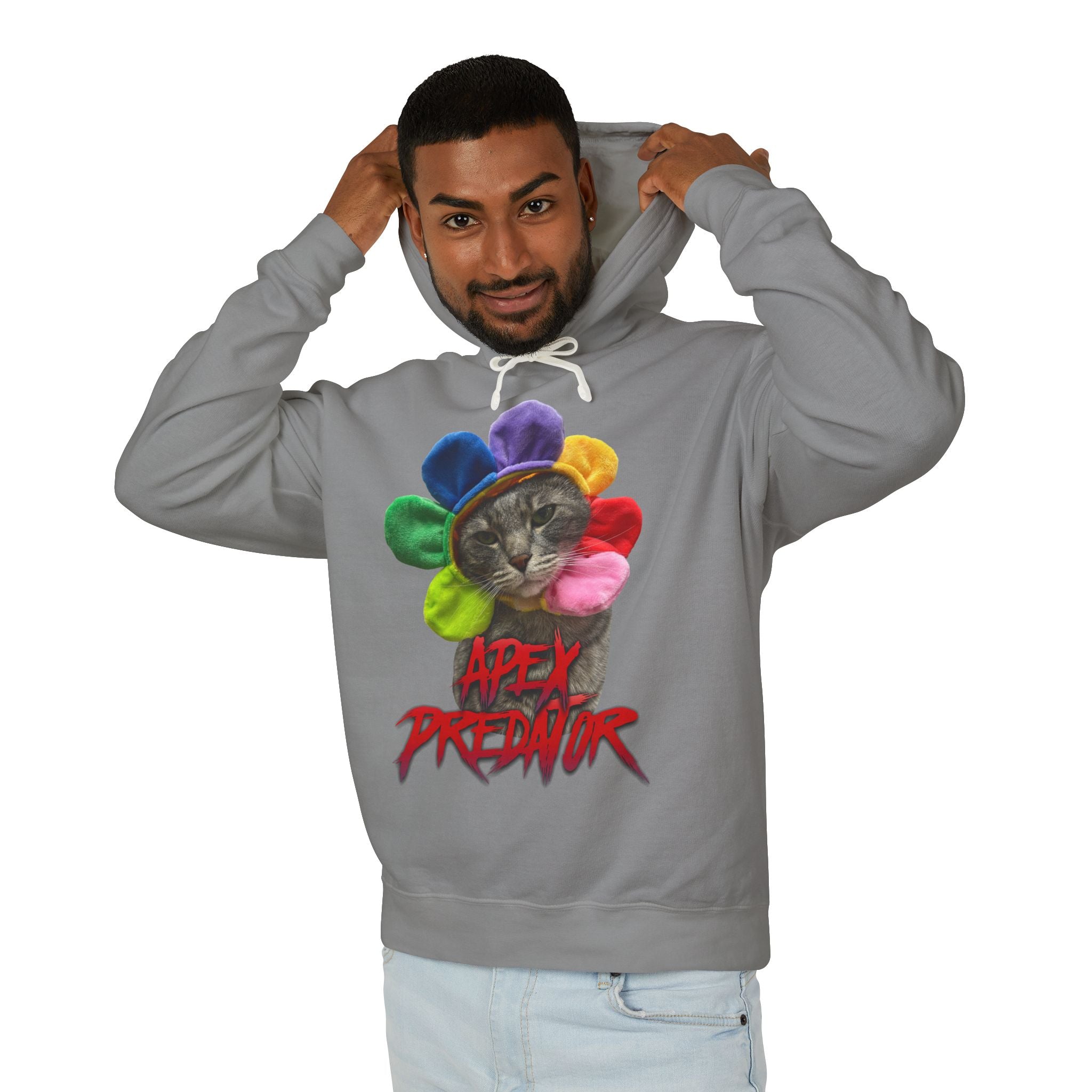 Apex Predator Cat Hoodie — "Apex Predator" Graphic Pullover