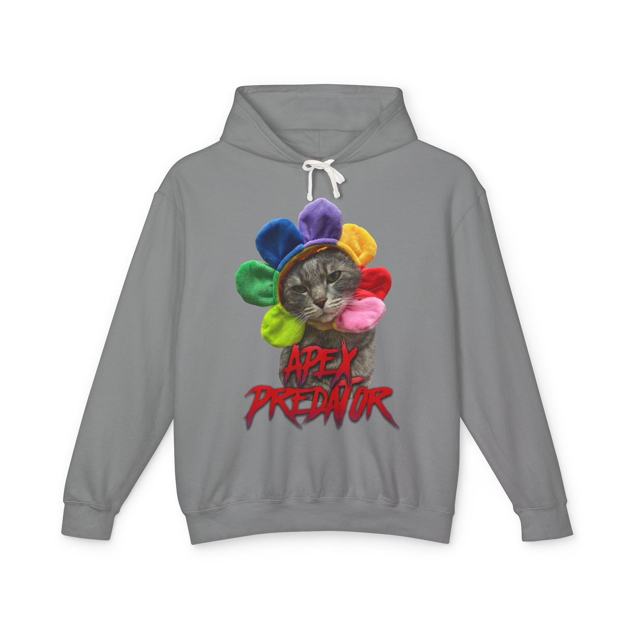 Apex Predator Cat Hoodie — "Apex Predator" Graphic Pullover