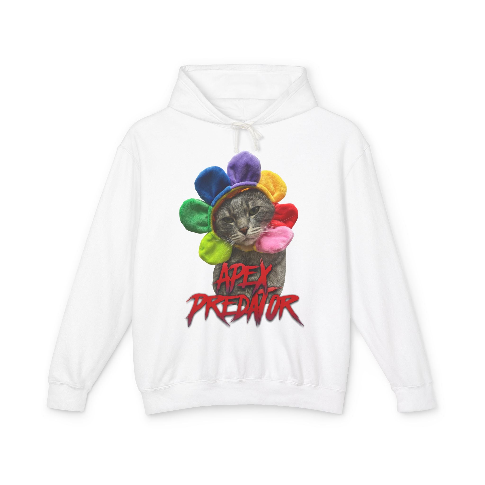 Apex Predator Cat Hoodie — "Apex Predator" Graphic Pullover