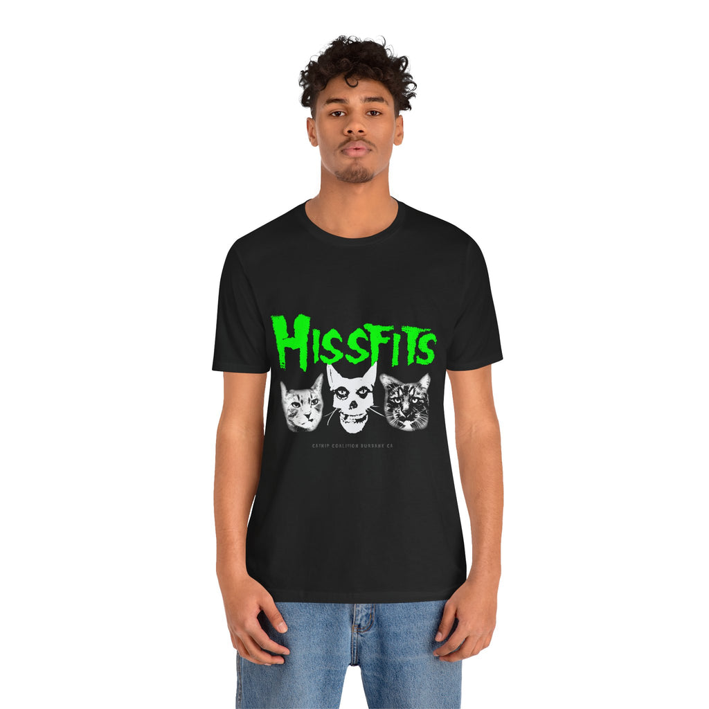 Hissfits Cat Band Tee — Gothic Punk Cat Faces T-Shirt