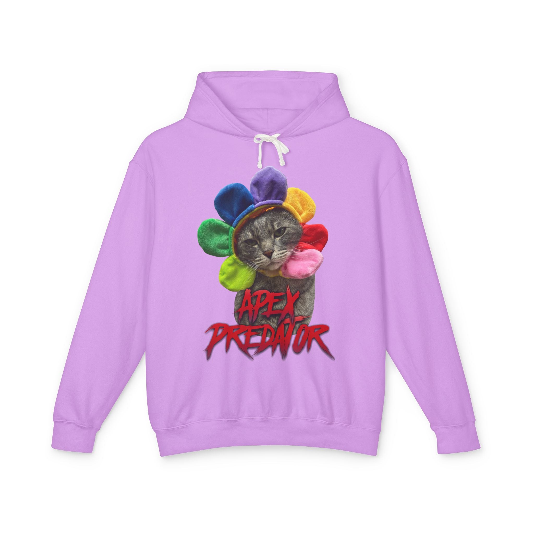 Apex Predator Cat Hoodie — "Apex Predator" Graphic Pullover