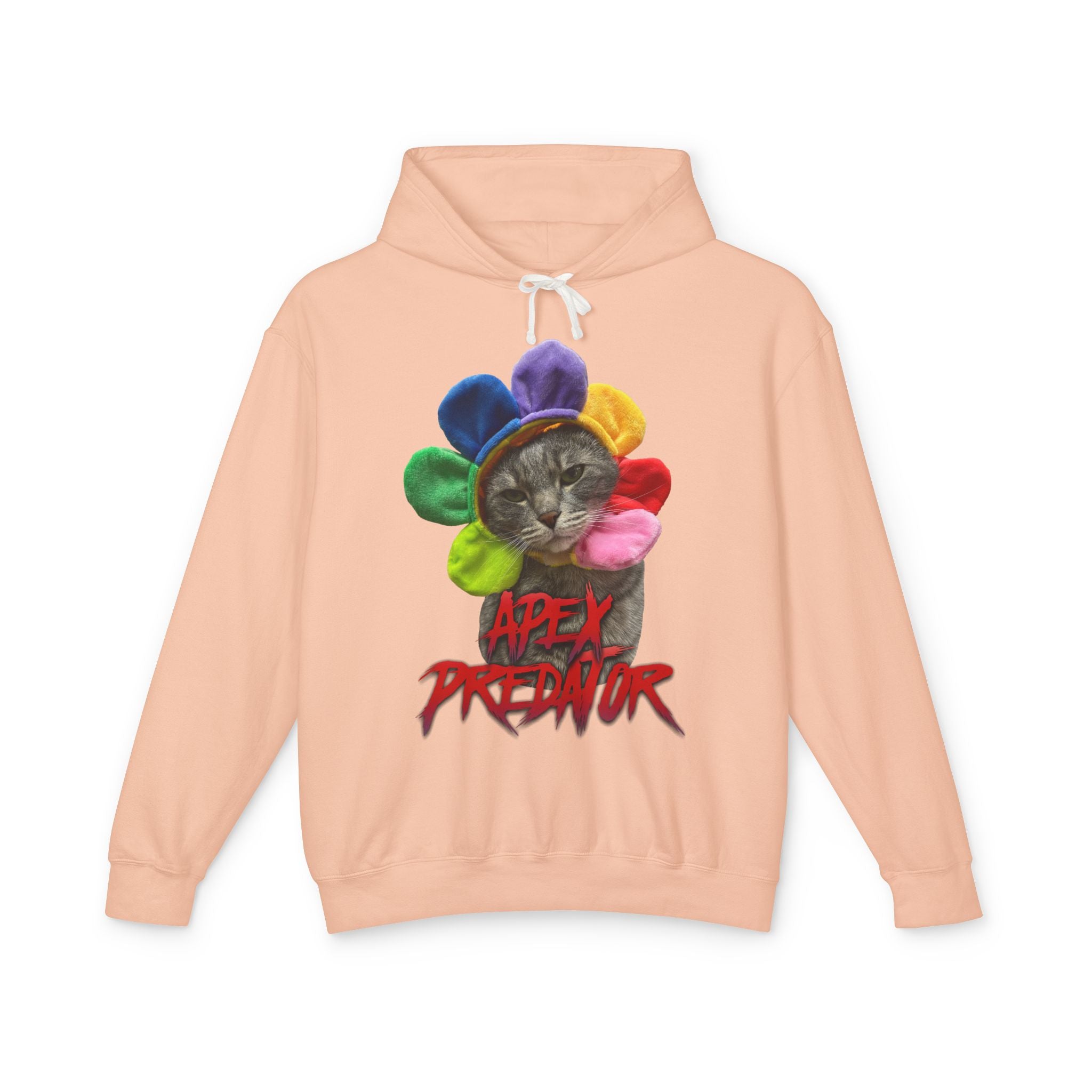 Apex Predator Cat Hoodie — "Apex Predator" Graphic Pullover