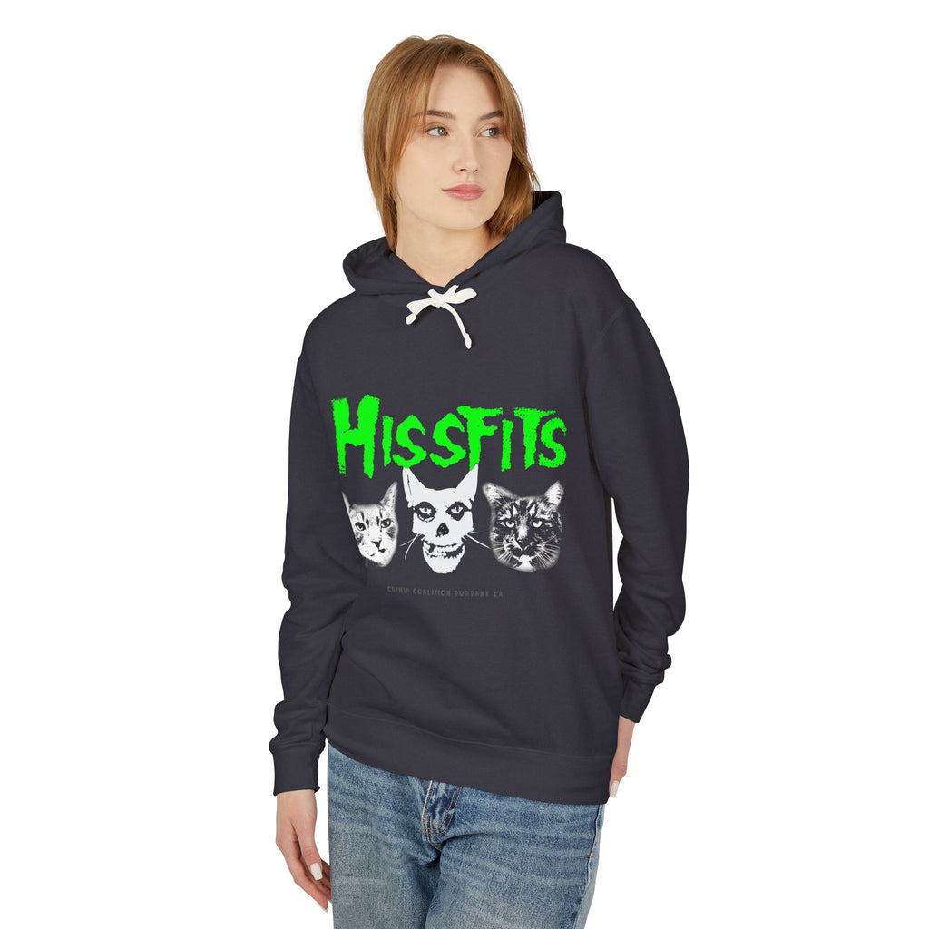 Hissfits Hoodie — Punk Cat Graphic Hooded Sweatshirt