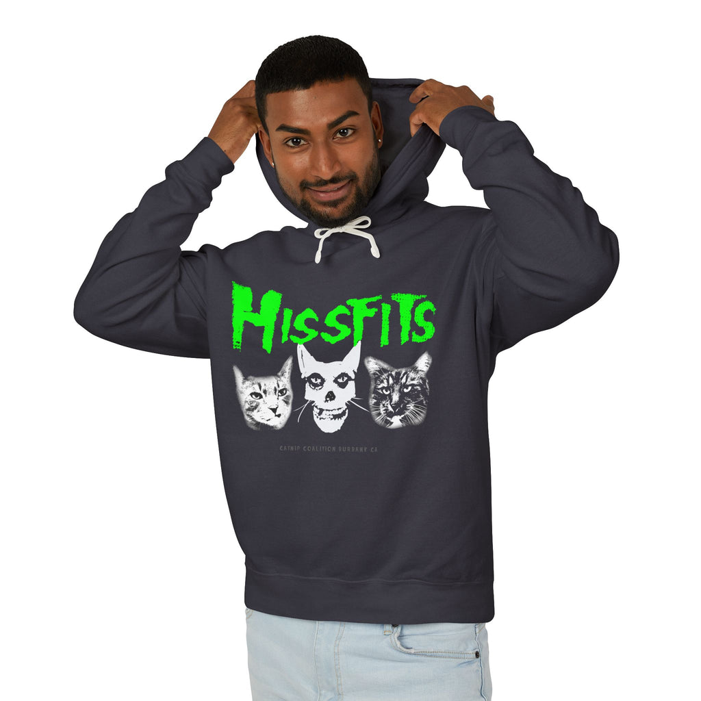 Hissfits Hoodie — Punk Cat Graphic Hooded Sweatshirt