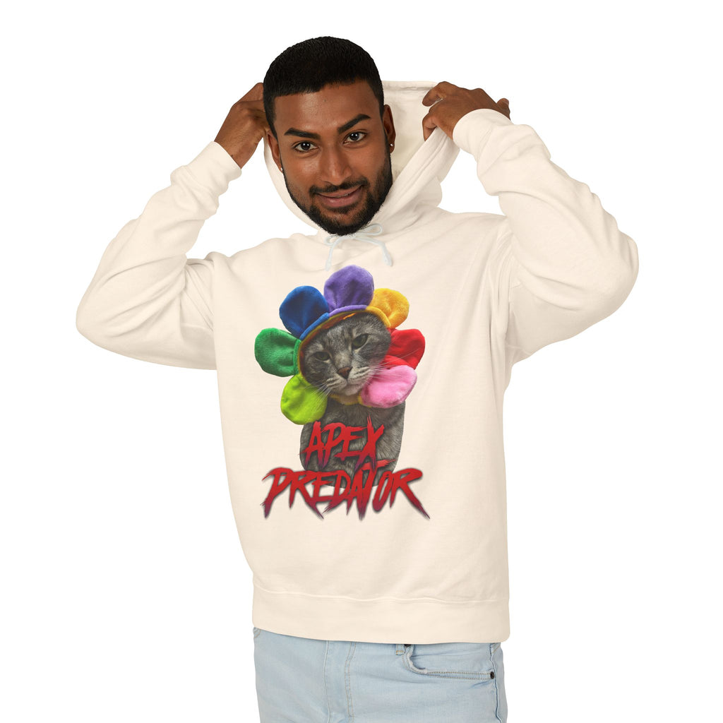 Apex Predator Cat Hoodie — "Apex Predator" Graphic Pullover
