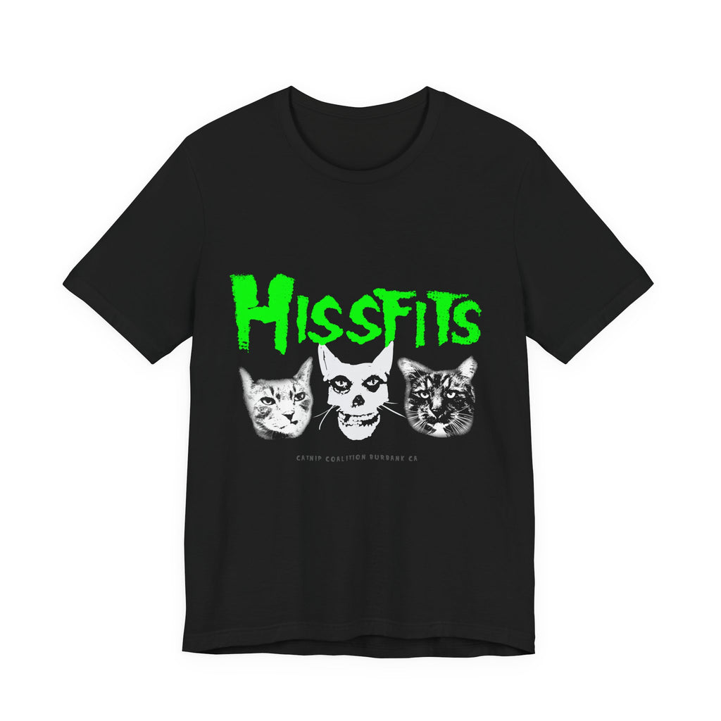 Hissfits Cat Band Tee — Gothic Punk Cat Faces T-Shirt