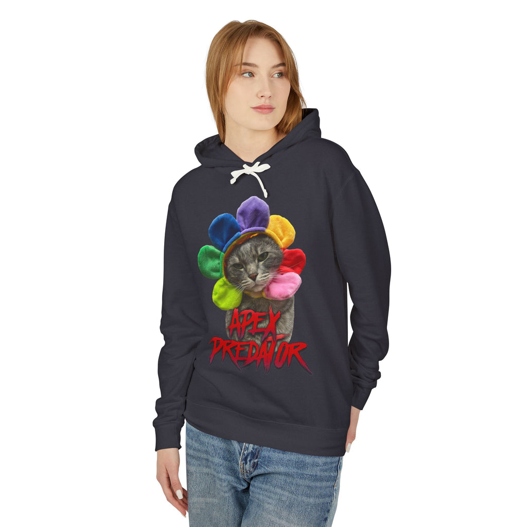 Apex Predator Cat Hoodie — "Apex Predator" Graphic Pullover