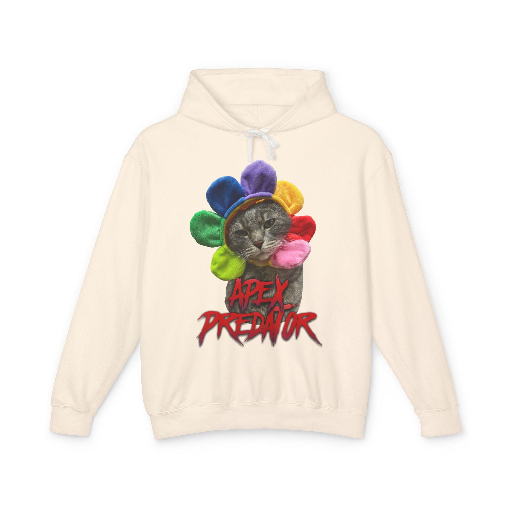 Apex Predator Cat Hoodie — "Apex Predator" Graphic Pullover