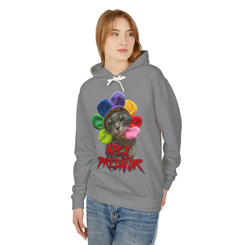 Apex Predator Cat Hoodie — "Apex Predator" Graphic Pullover